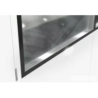 Systeemkantoor PREFAB-6: modulair, 2 ramen, 1 deur